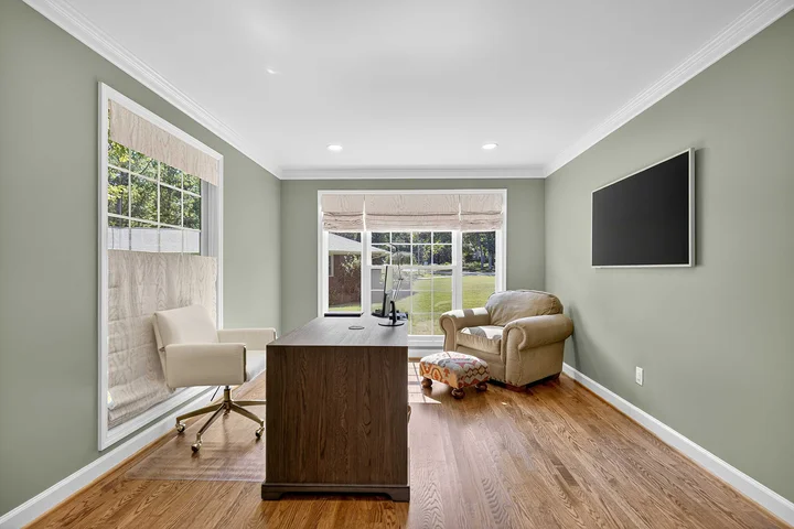 Home office addition in greenville sc