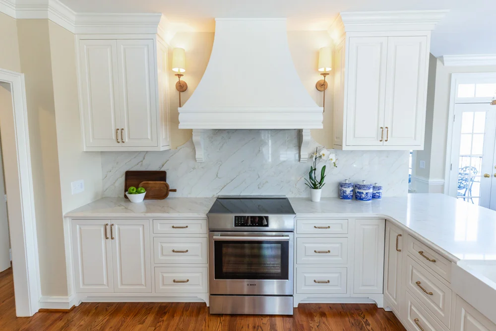 Design upgrade: stone backsplash in kitchen